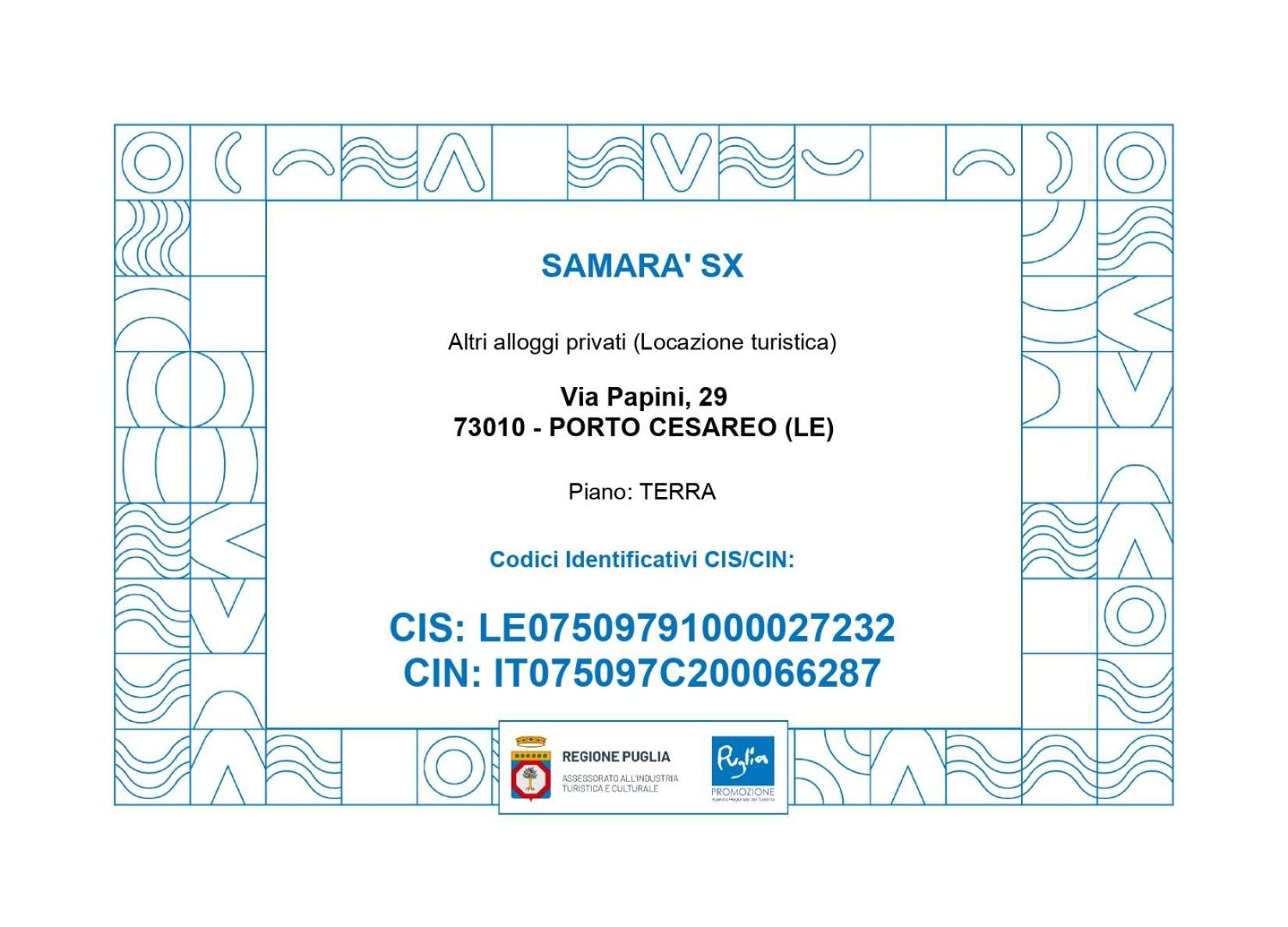 Samara Sx Villa Porto Cesareo Dış mekan fotoğraf